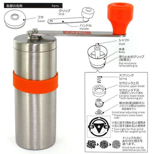 Tsubame Mill, Ceramic hand - grinder - kafeido roasters