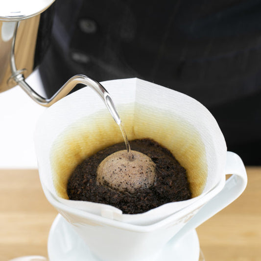 How does coffee filter paper work