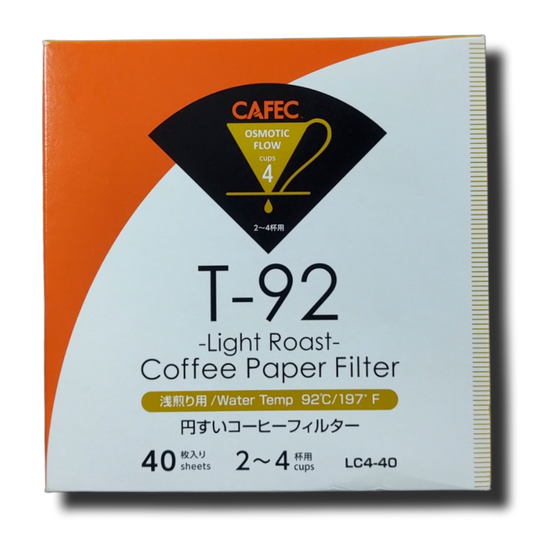 CAFEC Light Roast Coffee Paper Filter Size 4
