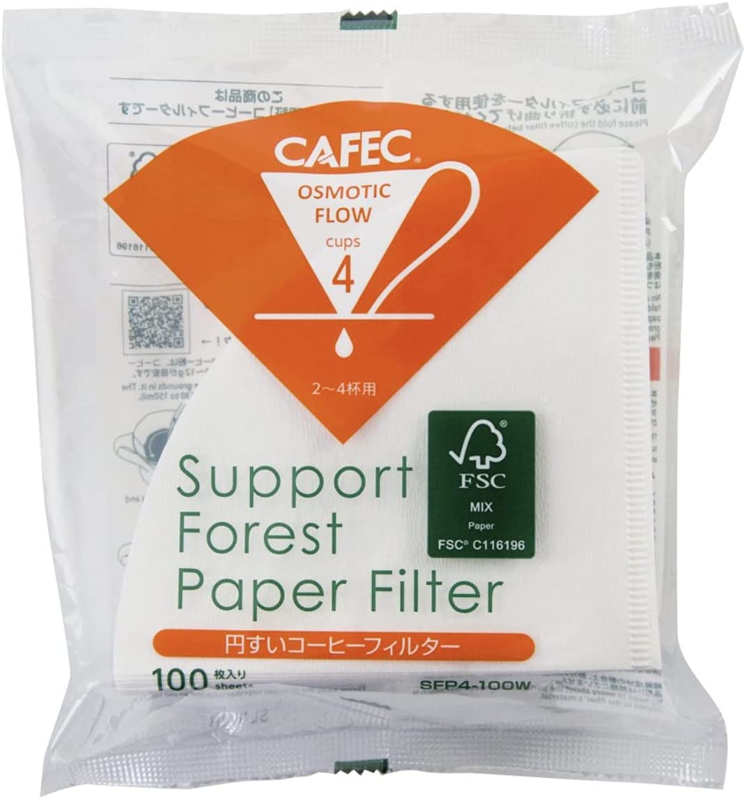 CAFEC SFP (Support Forest Paper) Filter Paper | Made in Japan | 100 Sheets - kafeido roasters